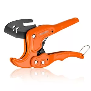 ValueMax PVC Pipe Cutter, Cuts up to 1-1/4" SK5 Blade PVC Cutter Tool Rust-Proof - Picture 1 of 9