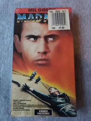 SEALED Mad Max VHS 1990 New Video Treasures Orion Release Rare - Image 1 of 4