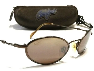 MAUI JIM OAHU SUNGLASSES Copper Frames Bronze Polarized Lenses MJ 301-23 - Picture 1 of 6