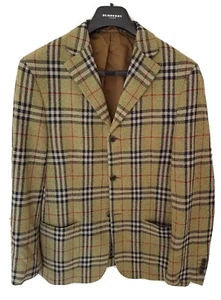 Herren BURBERRY Nova Check Einreiher Seidenblazer/Sakko.Gr.40R. UVP 1.295£ - Bild 1 von 11
