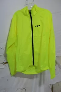 Louis Garneau Modesto Cycling 3 Jacket Men's Medium Bright Yellow Retail $69.99 - Picture 1 of 10