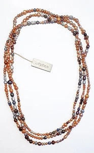 Collana Lunga Donna MIKIKO MF1800P0FMIX02 In Perle Multicolore - Foto 1 di 2