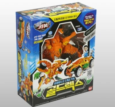 Hello Carbot Gold Rex Goldrex Dragon Transforming Robot Car Figure - Image 1 of 3