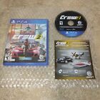 THE CREW 2 PS4 PLAYSTATION 4 GAME CAR PLANE BOAT MOTORCYCLE RACING ADVENTURE CIB - 