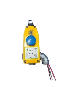 Interruptor de cuerda de seguridad IDEM GLM-143002, 1/2" NPT, 2NC, 2N0, 240V 3A, 143002 - Imagen 1 de 1