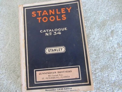 Vintage Stanley Tools Catalogue Nov. 1939 Edition - Image 1 of 4