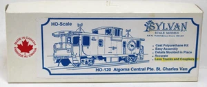 Sylvan HO-120 Algoma Central AC Pte St Charles Van (Caboose) Kit Resin NIB - Picture 1 of 3