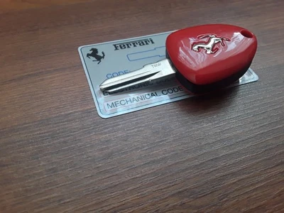 Ferrari Key  Double-Sided Horse Emblem  348/355/360/512TR/F512M/550/575/Enzo .. - Image 1 of 4
