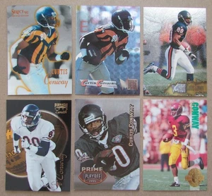 Curtis Conway lotto di 6 carte USC Trojans Chicago Bears NFL - Foto 1 di 2