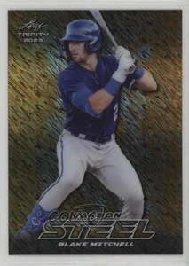 Mega Box 2023 Leaf Trinity Acciaio 1/1 Blake Mitchell #S-8 s5q - Foto 1 di 3