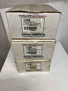 Asahi 173730040 Butterfly Valve,4" Pipe Size,Pvc - Picture 1 of 3