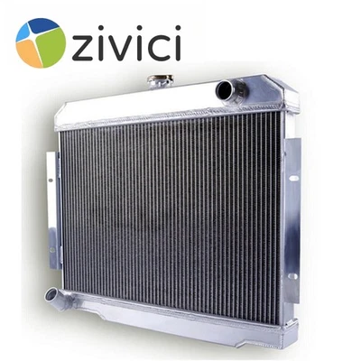 Radiador de rendimiento de aluminio de 3 filas para Jeep CJ5/CJ6/CJ7 l6/V8 GAS 72-1986 85 Foto 1 de 4