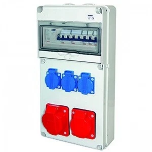 Gewiss AS05070 3xST/230/16/3P IEC400/32/16/5P Steckdosenkombination - Bild 1 von 1