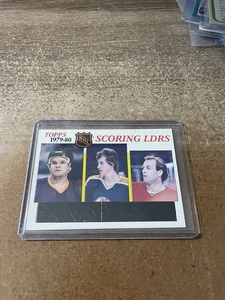 1980-81 Topps Hockey - Scoring Leaders # 163 Dionne/Gretzky/Lafleur EX - Picture 1 of 2