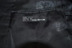 Jones New York Herren Schwarz 3 Knopf Blazer Sport Mantel Business 42R Karriere Wolle - Bild 1 von 6