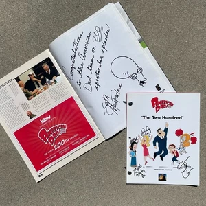 American Dad Authentic 200th Episode Signed Script + Special Variety Magazine - Picture 1 of 16