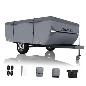 Pop Up Camper Cover, Folding Camper Tent Trailer Cover Fits 14'-16' Trailers,  - Picture 1 of 7