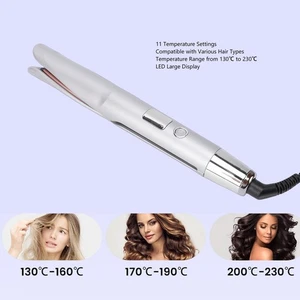 US Plug Twist Flat Iron Hair Straightener 11 Temp Settings 2 In 1 Straighte DW - Picture 1 of 12