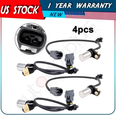4x Sensor de posición del cigüeñal del cigüeñal del motor para Toyota Camry Scion xB 2,4 L Foto 1 de 4