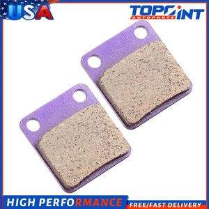 For 99-02 Kawasaki KVF300A 4x4 Prairie 300 Carbon Fiber Brake Pads Front Rear - Picture 1 of 6