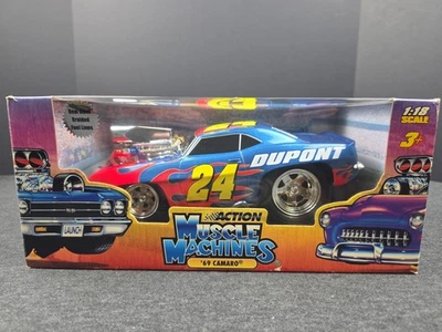 Muscle Machines Nascar '69 Camaro #24 Jeff Gordon DuPont 1-18 scale - Image 1 of 4