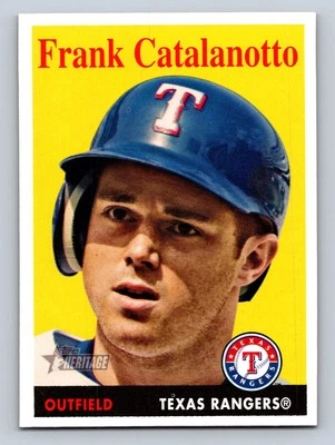 2007 Topps Heritage #88 Frank Catalanotto Texas Rangers - NM/MT - Image 1 of 2