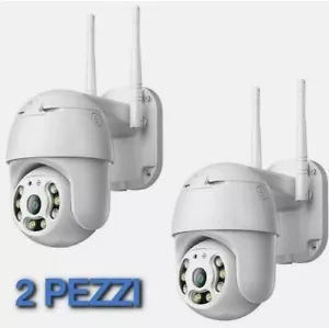 2X TELECAMERA IP CAM PTZ WIFI Camera Dome WIRELESS Esterno SPEED ZOOM YOOSEE - Foto 1 di 14