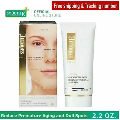 Smooth E Gold Advanced Anti-Aging Cream Smooth Skin Recovery Reduce Dull Spots - Image 1 of 4
