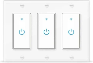 Smart WIFI Light Switch Work with Alexa&Google Voice and Remote Control - Picture 1 of 4