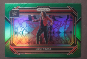 2023 Panini Prizm WWE Nikki Cross Green Prizm Parallel #27 RAW