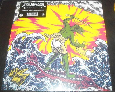 King Gizzard And The Lizard Wizard – Teenage Gizzard Pink/Yellow LP Record - NEW - Image 1 of 3