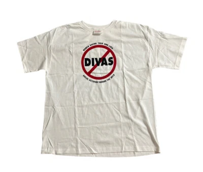 Vintage Y2K Project Madea NO DIVAS Activism Womens Arts T-Shirt L Esprit NWOT - Image 1 of 4