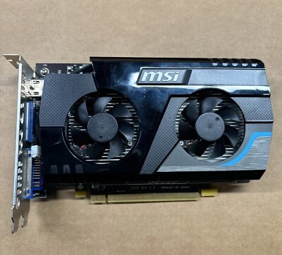 MSI Radeon HD 6670 Gaming Video Card DVI VGA HDMI PCI-E R6670 MD1GD3 WORKING - Image 1 of 4
