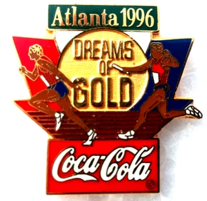 Juegos Olímpicos de Atlanta - 1996 - Pin Coca-Cola - Sueños de oro - Imagen 1 de 1