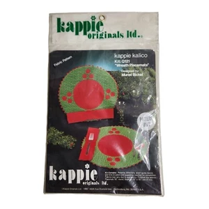Nuevo en Paquete Kappie Kalico Guirnalda Manteles Tela Patrón Kit Navidad - Imagen 1 de 7