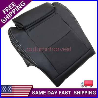 Cubierta de asiento de cuero perforado inferior del conductor para Mercedes Benz CLA250 2016-2020 Foto 1 de 4