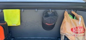 Tesla Cybertruck 2024-2025 Frunk Hooks (6 hooks) Trunk Hook Organizer - Picture 1 of 3