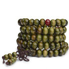 6mm Green Sandalwood 108 beads Bracelet natural MONK Ruyi spirituality
