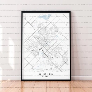 Welfenkarte Poster Druck Welfen ungerahmte Karte Poster Druck Kanada Wandbild - Bild 1 von 2