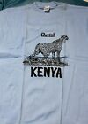 Nib Vintage T Shirt Kenya Cheetah Large