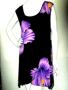 MORDEDURA DE TIBURÓN DE PUNTO DE VIAJE DE MODA 2X HIBISCO PÚRPURA - Imagen 1 de 2