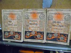 3 STANDARD LIBRARY MAGAZINES FROM 1884 - PAPERBACKS - Foto 1 di 2