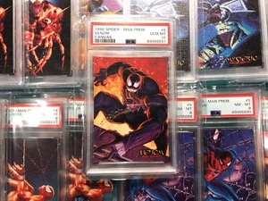 1996 Spider-Man Premium Eternal Evil Canvas Chase Cards (PSA Graded) - Pick - Picture 1 of 21