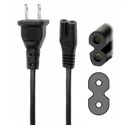 AC Power Cord For Ellipse Electric Elliptical Machine Under Desk Leg Exerciser - Image 1 of 4