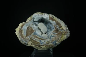 Quarzblume in Dugway Geode / Dugway Geodenbeete, Utah / Mineral Kristall Specim - Bild 1 von 5