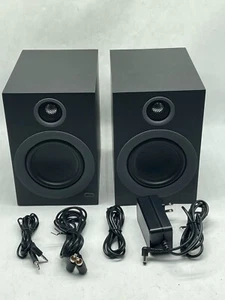 Bluetooth Bookshelf Speakers, 75W Powered Active Speaker with 4 Inch Woofer - Picture 1 of 5