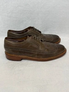 Zapatos de vestir Oxford Florsheim Limited punta de ala - Talla 9D - Cuero marrón - Imagen 1 de 13