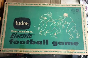 Tablero de juego de fútbol eléctrico vintage Tudor Tru-Action - único número de modelo 500 w/caja - Imagen 1 de 14
