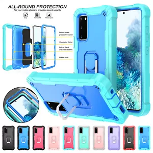 Luxury Armor Ring Kickstand Case For Samsung Galaxy S20 FE 5G A72 A52 A32 A12 - Picture 1 of 88