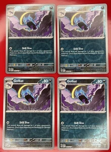 4x Pokemon TCG Golbat 042/165 Reverse Holo S&V 151 Englisch Karte 2023 NM - Bild 1 von 2